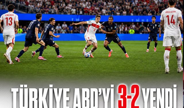 Türkiye ABD'yi 3-2 yendi: Arda Güler tarihe geçti