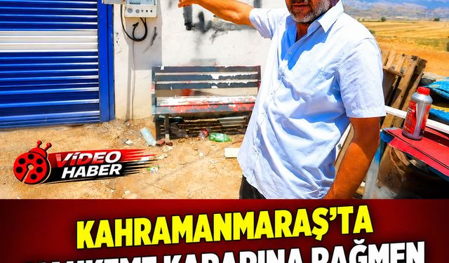 Kahramanmaraş'ta mahkeme kararına rağmen karanlıkta kaldılar!
