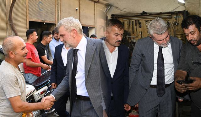 Başkan Görgel esnafı dinledi: Çalışmalar hız kesmiyor