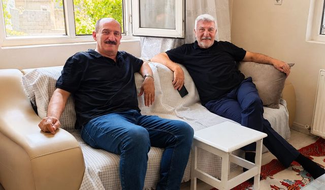 AKEDAŞ Genel Koordinatörü Dedeoğlu'ndan Karaaslan'a geçmiş olsun ziyareti