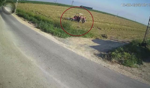 Hatay’da traktörün pulluğuna kapılan çiftçiyi son anda kurtardı