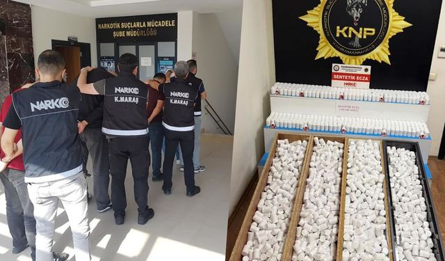 Kahramanmaraş'ta dev uyu*turucu operasyonu: 21 milyon TL'lik darbe!