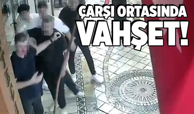 İzmit'te çarşı ortasında vahşet! Saldırganlar serbest