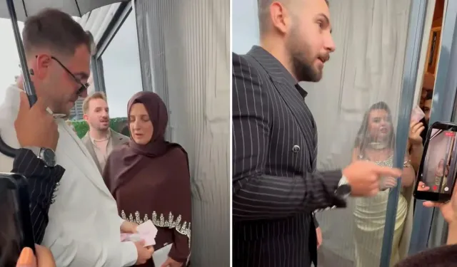 "Can parçamı veriyorum" dedi, damat tarafını yağmurda 50 bin liraya rehin aldı!