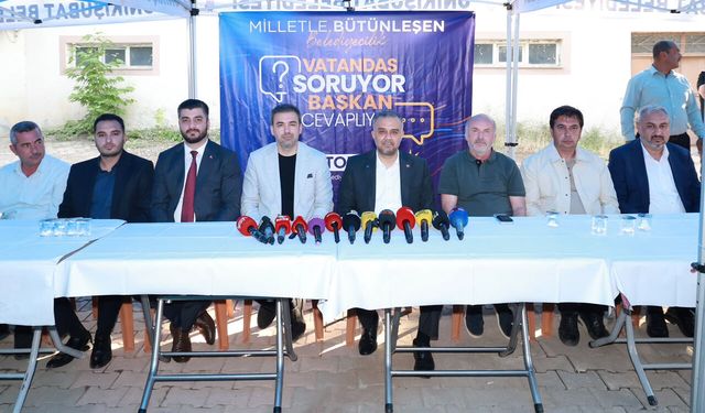 Tekir’de aşure sofrası kuruldu, Vatandaşlar sorularını sordu