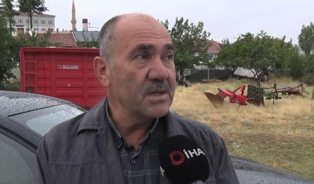 Hayvanlarını otlatırken yıldırımın hedefi oldu