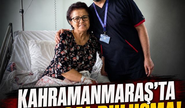 Kahramanmaraş'ta duygusal buluşma! Emekli öğretmene eski öğrencisi şifa oldu