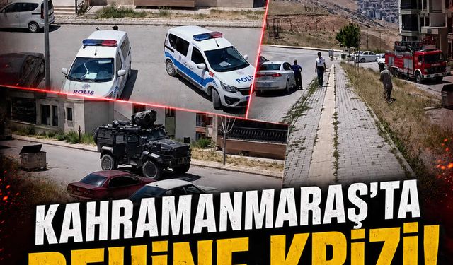 Kahramanmaraş Elbistan'da rehine krizi, özel harekat devrede!
