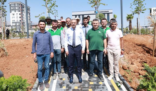 Hanifi Toptaş park projelerini yerinde inceledi