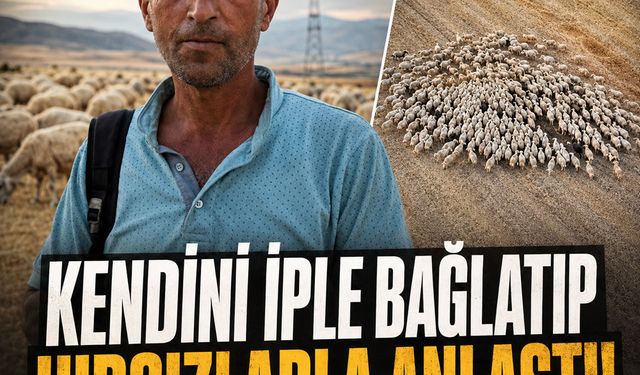 Kırıkkale'de filmleri aratmayan hırsızlık: Çoban oyunu çıktı
