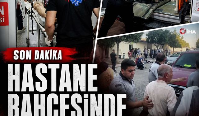Şanlıurfa’da hastane bahçesinde dehşet: 1'i çocuk 2 yaralı