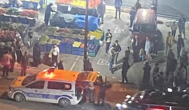 Ankara’da manav esnafı arasında sopalı kavga