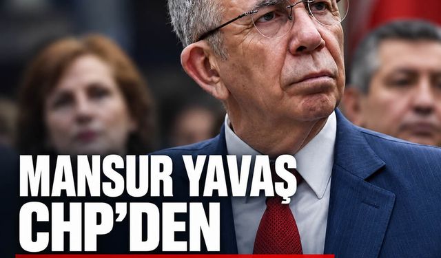 Mansur Yavaş CHP'den istifa ettiğini açıkladı