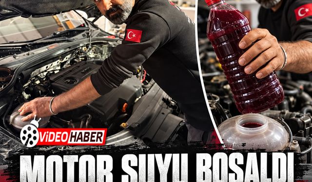 Şalgam suyunu motor suyu olarak kullandı, 40 km gitti