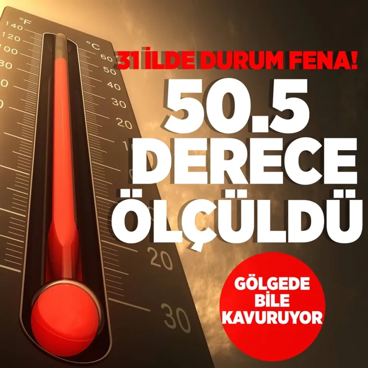 Gölgede bile kavuruyor! Hava sıcaklığı 31 ilde 40 dereceyi aştı!