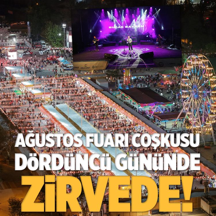 Geleneksel Ağustos Fuarı dördüncü gününde de büyük ilgi gördü