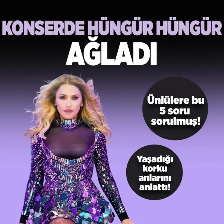 Hadise serbest bırakılınca konsere çıktı hüngür hüngür ağladı! O beş soru sorulmuş