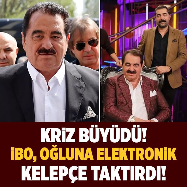 İbrahim Tatlıses oğlu Ahmet'e elektronik kelepçe taktırdı