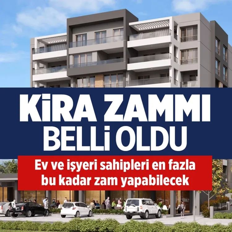 Ev - işyeri sahipleri ve kiracılar için önemli haber! 2025 Ekim, kira zam oranı belli oldu