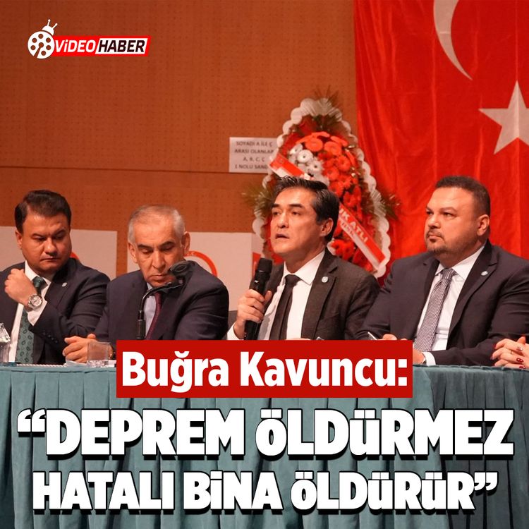 Buğra Kavuncu: “Deprem öldürmez, hatalı bina öldürür”