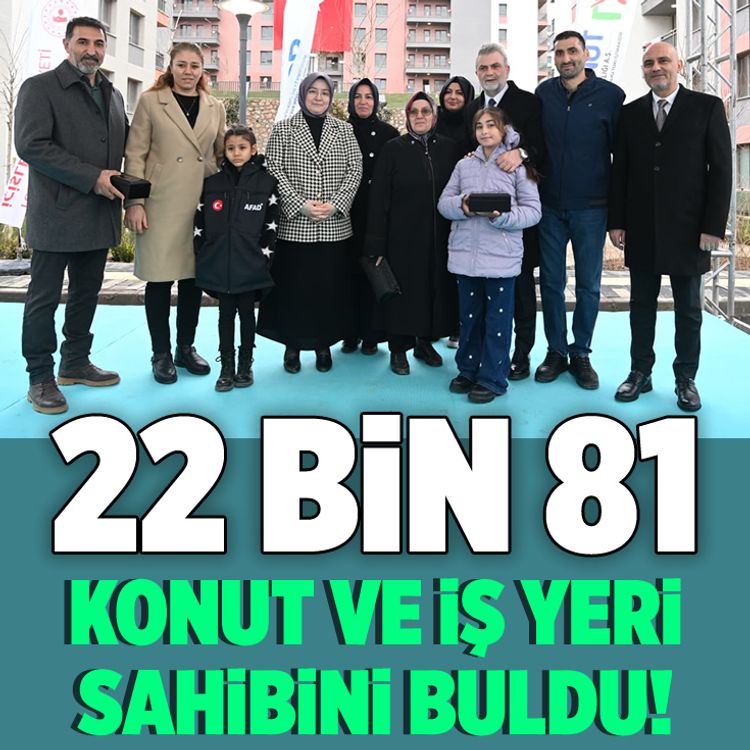 Kahramanmaraş'ta 22 bin 81 konut ve iş yeri daha hak sahibini buldu