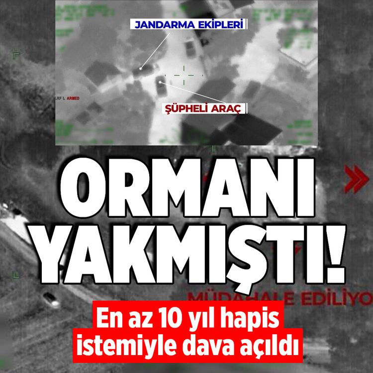 Ormanı yakan sanığa en az 10 yıl hapis istemiyle dava açıldı