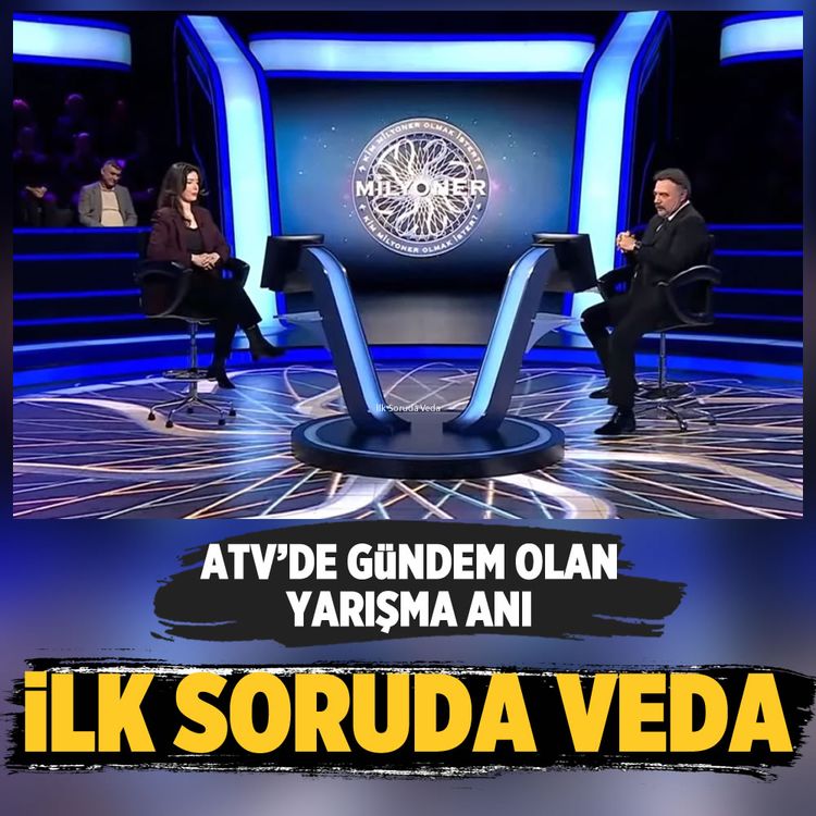 ATV’de gündem olan yarışma anı: İlk soruda veda