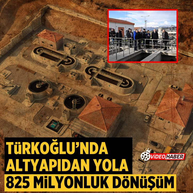 Türkoğlu’nda altyapıdan yola 825 milyonluk dönüşüm