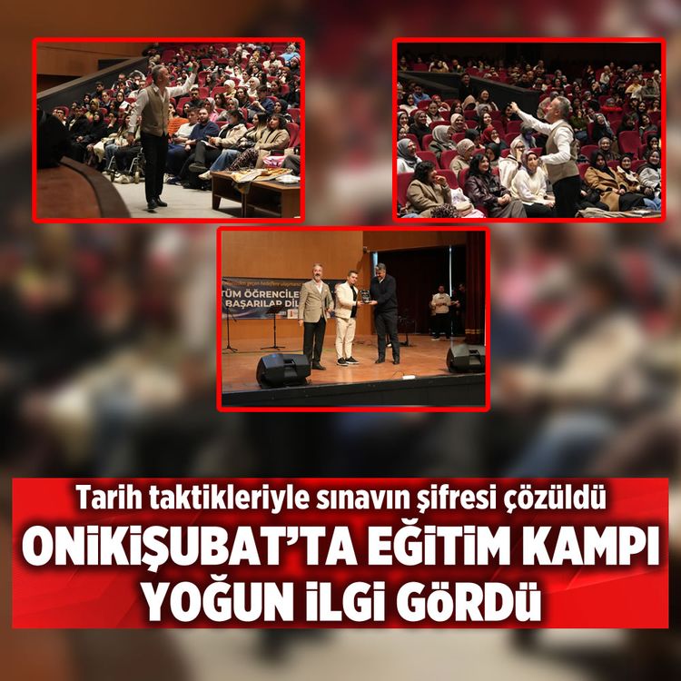 Onikişubat’ta eğitim kampı yoğun ilgi gördü