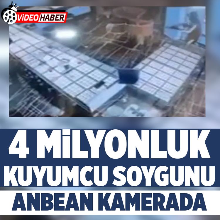 Şanlıurfa’daki 4 milyon liralık kuyumcu soygununun görüntüleri ortaya çıktı!
