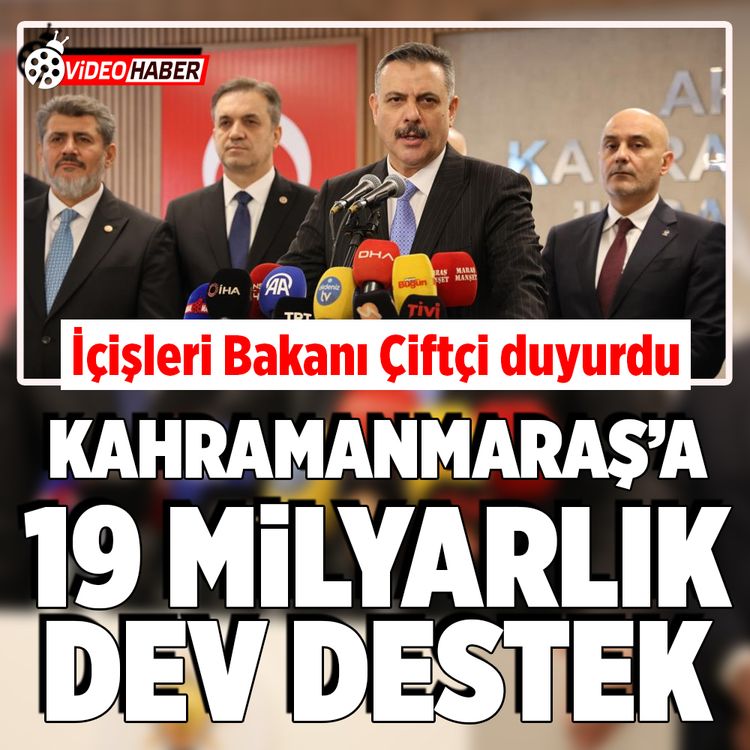 Bakan Çiftçi duyurdu! Kahramanmaraş'a 19 milyarlık dev destek