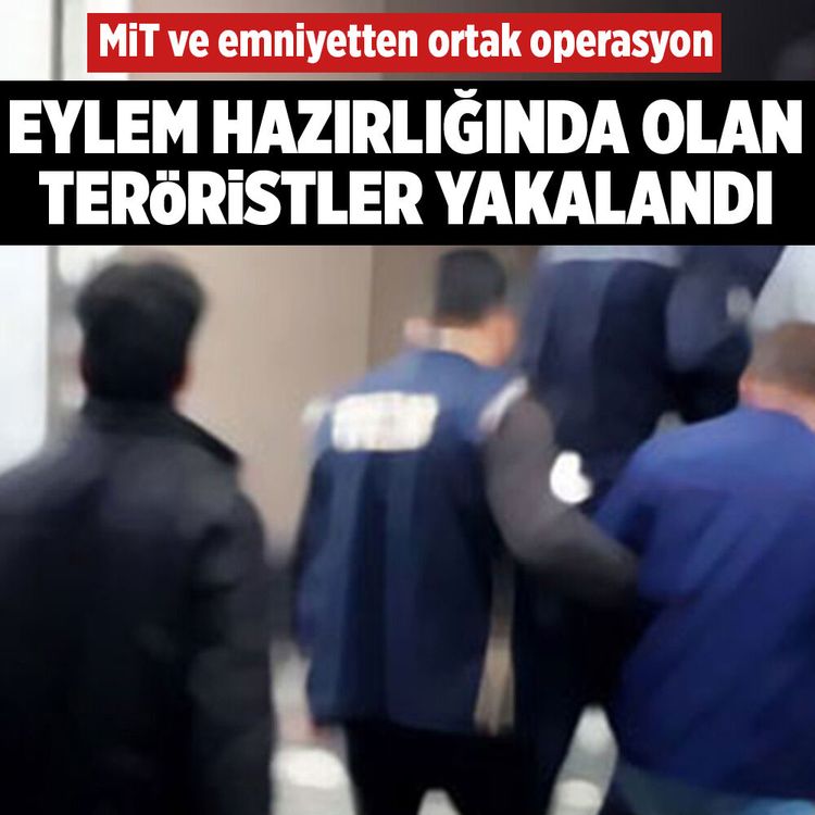 MİT ve Emniyetten ortak operasyon! Bombalı eylem hazırlığındaki DHKP-C’liler yakalandı