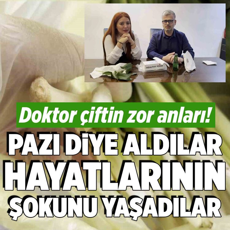 Mersin'de Doktor çiftin zor anları! Pazı olarak aldıkları ot, tirşik otu çıktı