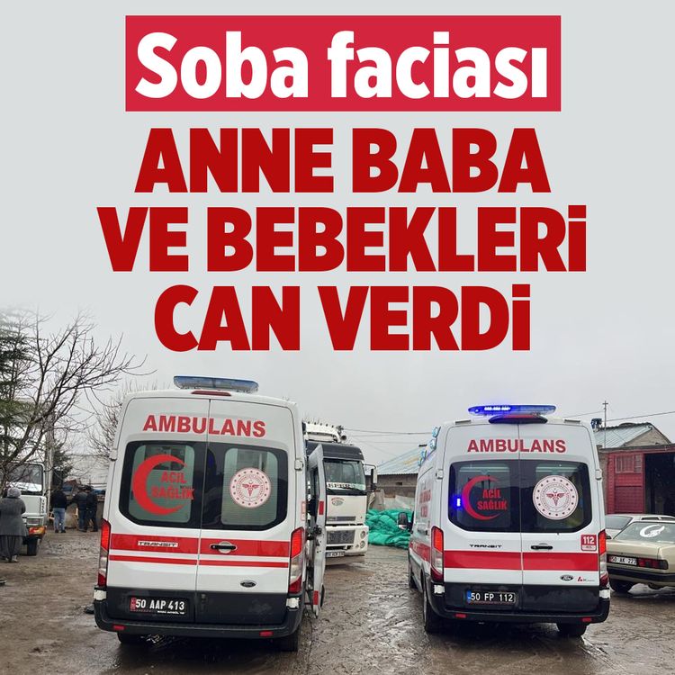 Nevşehir'de karbonmonoksit faciası! Bir aile yitip gitti