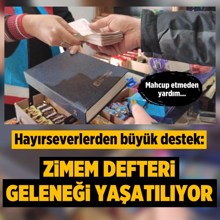 Hayırseverlerden büyük destek: Zimem defteri geleneği yaşatılıyor