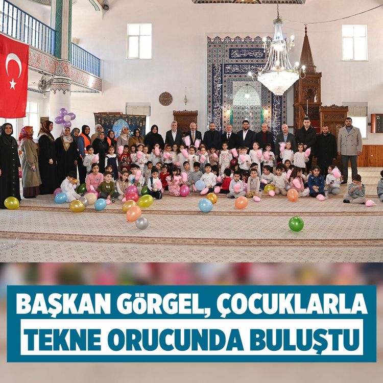 Başkan Görgel, Miniklerle Tekne Orucunda Buluştu