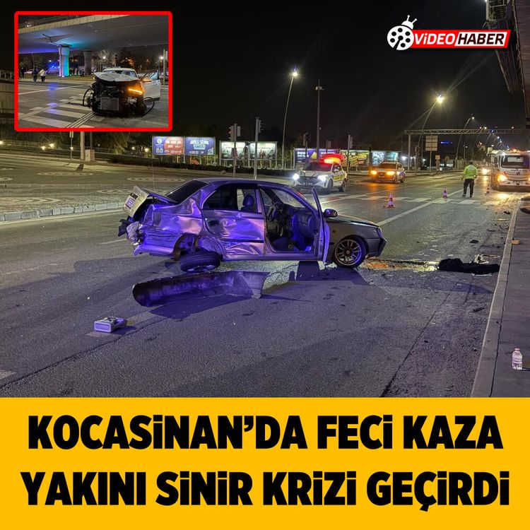 Kocasinan’da feci kaza: Yakını sinir krizi geçirdi