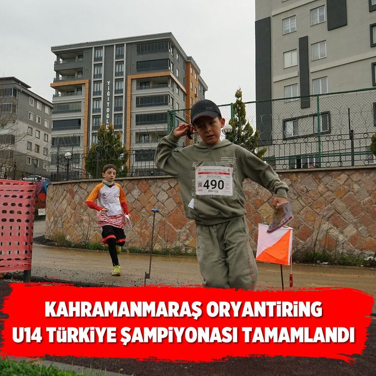 Kahramanmaraş Oryantiring U14 Türkiye Şampiyonası tamamlandı