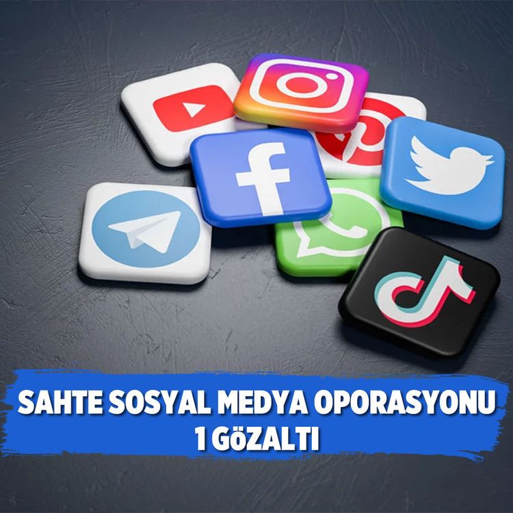 Sahte sosyal medya operasyonu: 1 Gözaltı