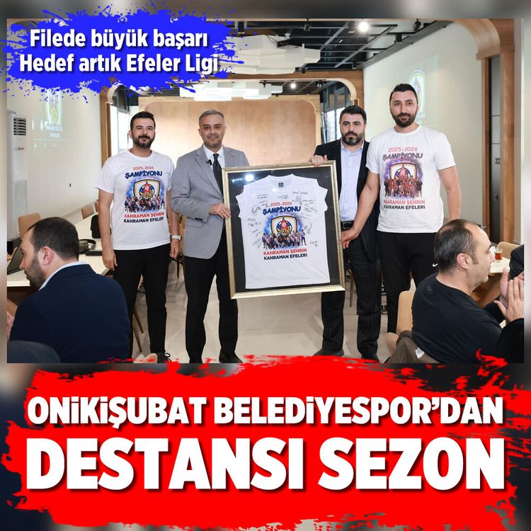 Onikişubat Belediyespor’dan destansı sezon