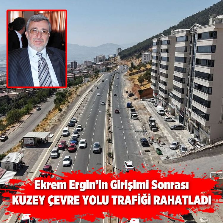 Ekrem Ergin’in girişimi sonrası Kuzey Çevre Yolu Trafiği rahatladı