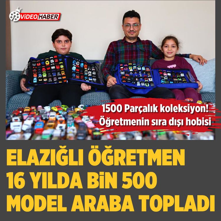 1500 parçalık koleksiyon! Öğretmenin sıra dışı hobisi