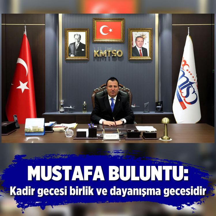 Mustafa Buluntu: Kadir Gecesi Birlik ve Dayanışma Gecesidir