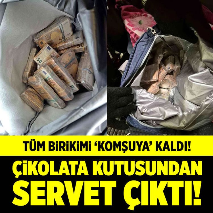 Çikolata kutusundan servet çıktı! Tüm birikimi "komşuya" kaldı