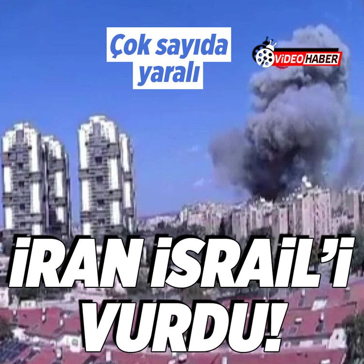 İran, İsrail'i vurdu! 15 yaralı var