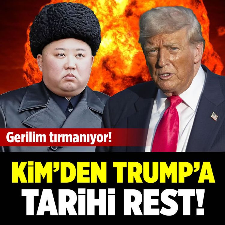 Gerilim tırmanıyor! Kim'den Trump'a tarihi rest