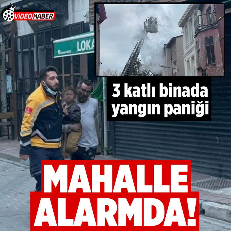İstanbul'da 3 katlı binada yangın çıktı: 1 ölü 5 yaralı