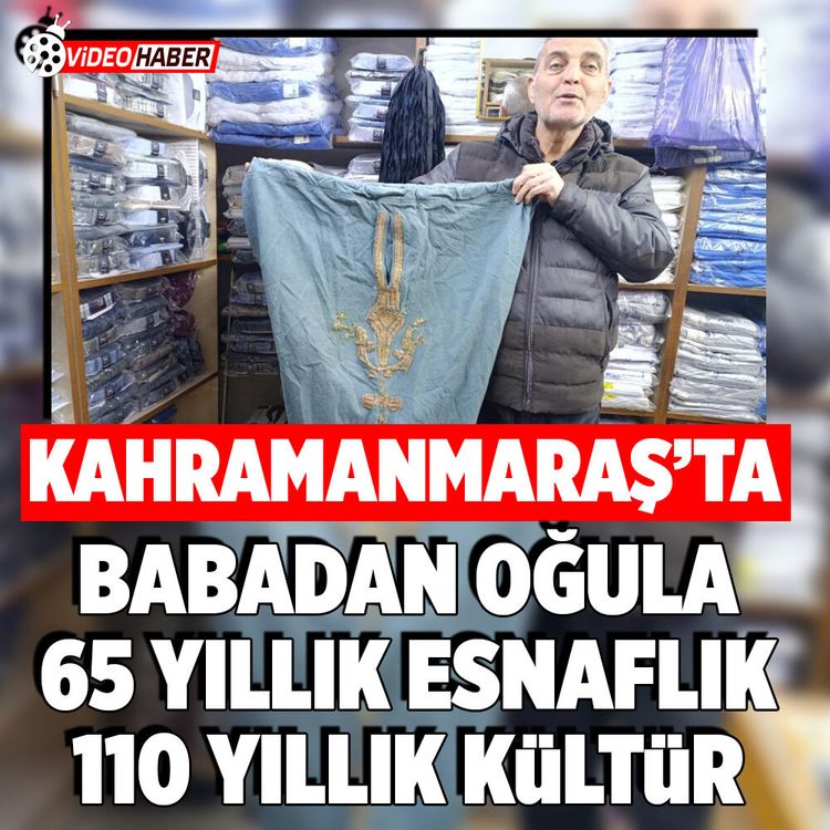 Kahramanmaraş'ta Asırlık Maraş abaları Tarihi Taş Han Çarşısı'nda yaşatılıyor