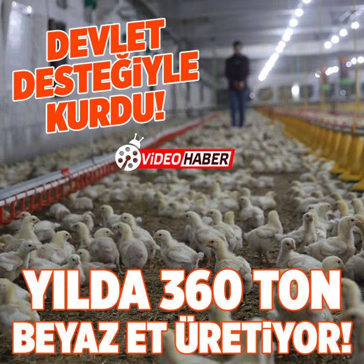 Devlet desteğiyle kurdu, yılda 360 ton üretime ulaştı