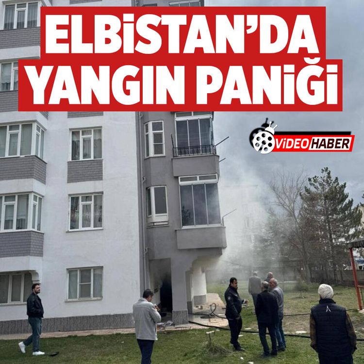Kahramanmaraş'ta apartmanda yangın paniği!